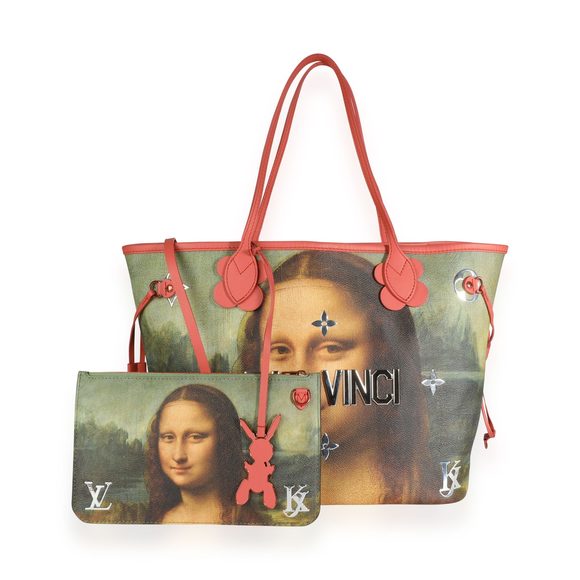 Louis Vuitton Handbags - Louis Vuitton x Jeff Koons Masters Collection Mona Lisa Neverfull MM